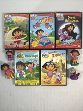 Lot Of 5 Nick Jr. DVDs Dora the Explorer" Meet Diego" "Super Babies" Halloween +