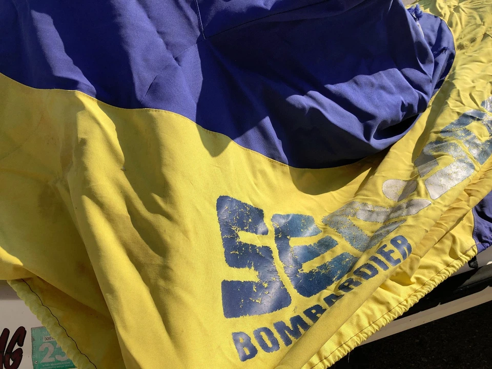 1996-2002 Sea-Doo GTX OEM Blue/Yellow PWC Storage Cover 97 98 99 00 01 - Image 2 of 4