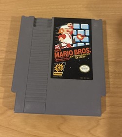 Super Mario Bros (Nintendo NES) - Authentic Tested Video Game Cartridge