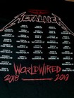 METALLICA  WORLD WIRED TOUR  2018 - 2019  CONCERT   XXL  NEW   T-SHIRT — photo 5