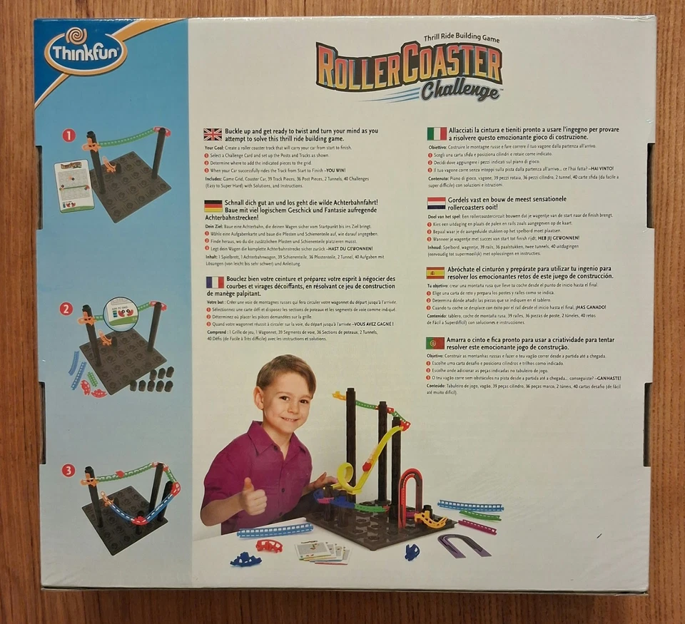 ROLLER COASTER Think Fun CHALLENGE  NEU SEALED RAVENSBURGER - Bild 2 von 4