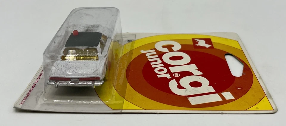 BUICK Regal US Police blanche - CORGI Juniors 28 - 1981 - Neuf sous blister MIB - Photo 4/4