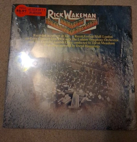 Sealed Rick Wakeman Journey To The Center Of The Earth Record Original US Press