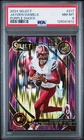 2024 PANINI SELECT PURPLE SHOCK #217 JAYDEN DANIELS ROOKIE RC 32/360 PSA 8