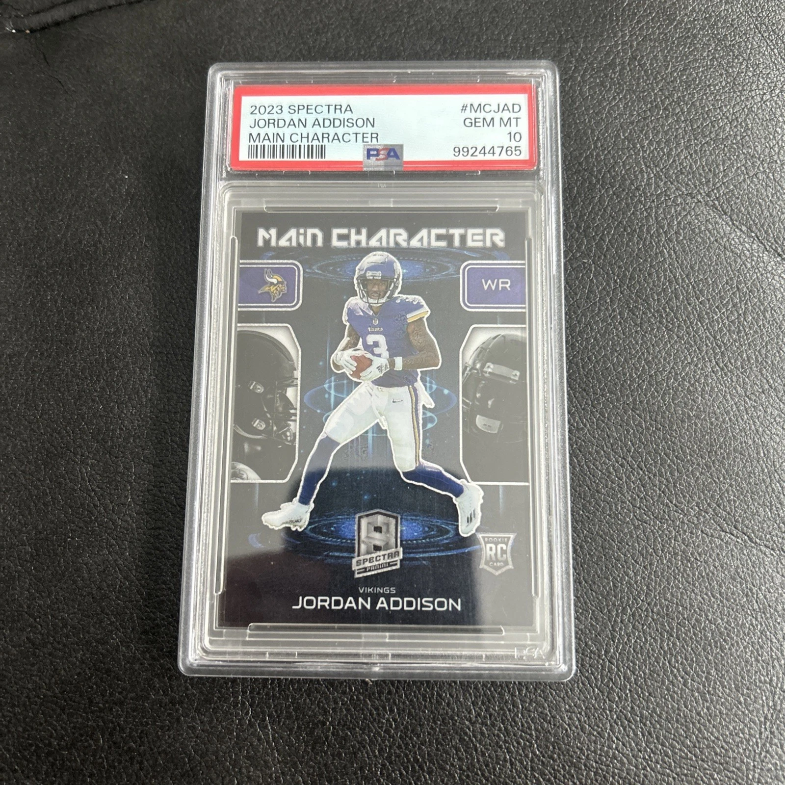 Jordan Addison Panini Spectra Main Character #MCJAD Base