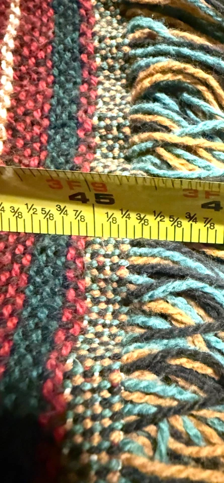 Tapiz de tipi Goodwin Weavers 62,75"x45,38" diseño nativo americano Foto 4 de 4