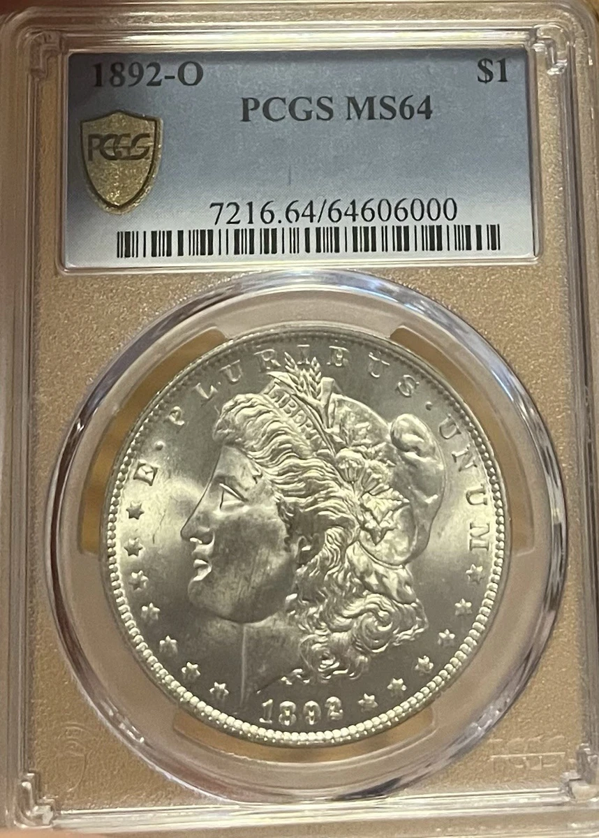 MS 64 Graded 1892 Year Morgan US Dollars (1878-1921) for sale | eBay