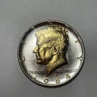 DANBURY MINT Silver 1964 KENNEDY HALF DOLLAR GOLD Colored United States COIN