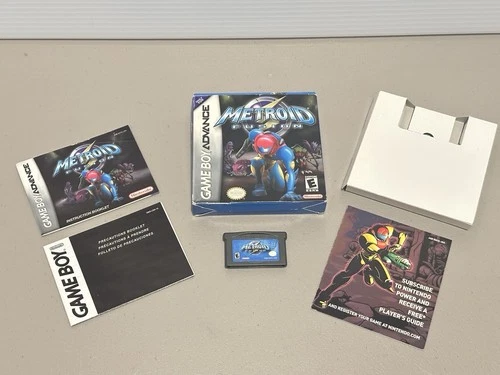 Metroid: Fusion Nintendo GBA COMPLETE CIB