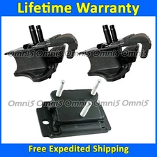 K4106 Motor & Transmission Mount Set 3x For 2017-22 Nissan Armanda 5.6L AWD AUTO