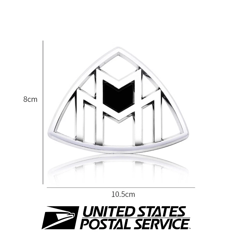 Emblema insignia maletero trasero lateral plateado para Mercedes Benz Maybach clase S S500 S600 Foto 3 de 4