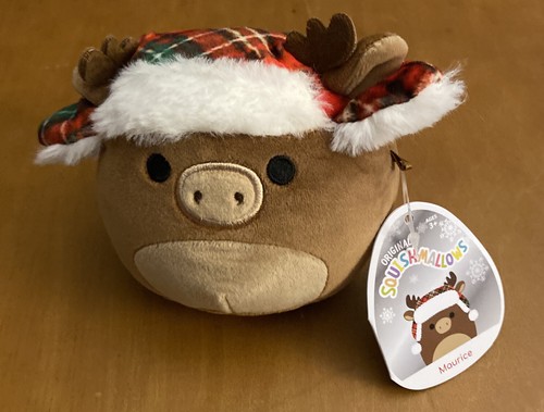 Squishmallow Maurice the Moose with Hat Plush 4.5" - Picture 1 of 5