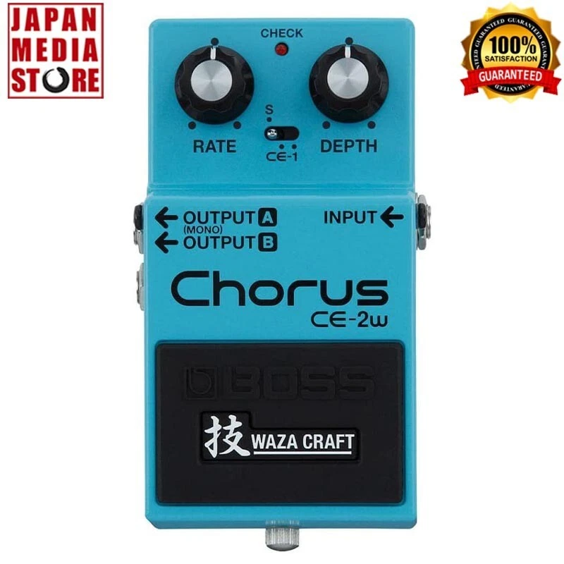 Boss CE-2W Chorus Waza Craft Gitarren-Effekt-Pedal Brandneu Box Expressversand