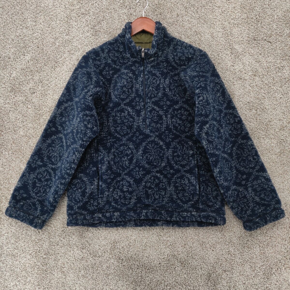 Vintage Patagonia Glissade Pullover Fleece Womens M Blue 1/4 Vintage Patagonia Glissade Pullover Fleece Womens M Blue 1/4