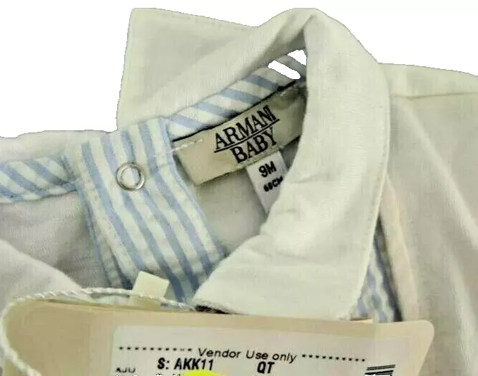 Completo battesimo shop bimbo armani