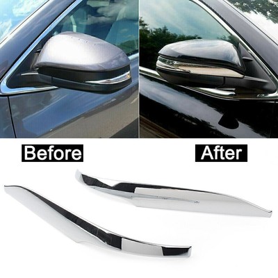 Side Rearview Rear View Mirror Trim Cover Panel For Toyota Highlander 2014-2019
