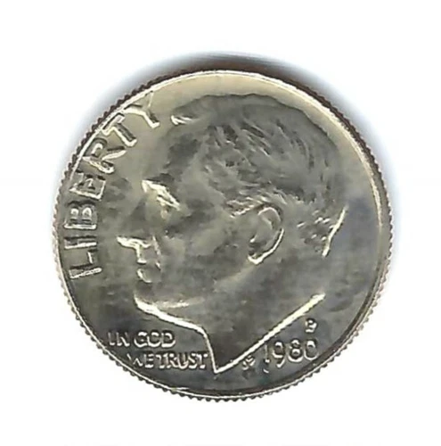 1980-P Philadelphia Uncirculated Roosevelt Dime!