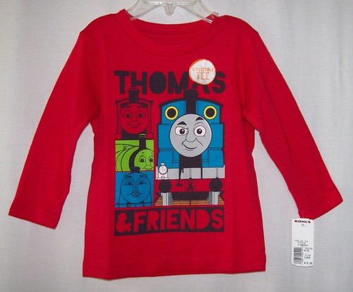 New with tag boys or girls Thomas the Tank Engine long sleeve shirt size 18 mo