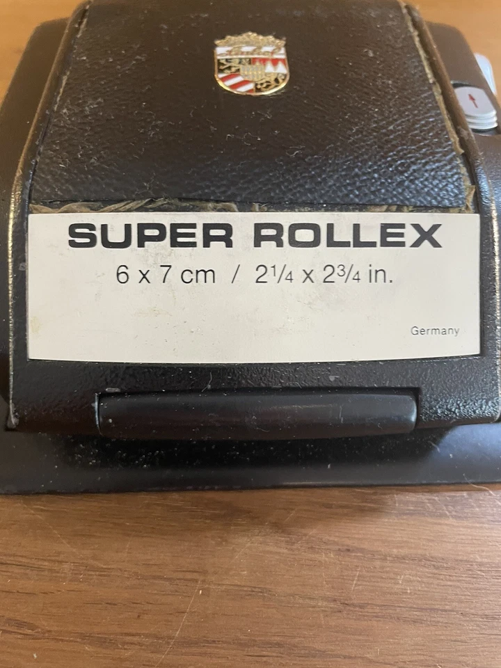 *Exc+4* Linhof Super Rollex 6x7 / 21/4x23/4 pulgadas Película trasera 120 para cámara 4x5 Foto 3 de 4