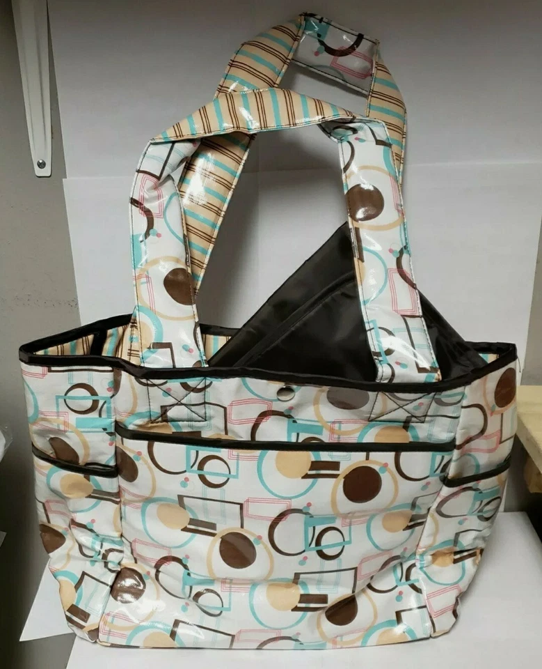Trend Lab Cocoa Dots Tulip Tote Style Diaper Bag  - Image 3 of 4