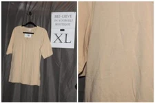 NWT Ladies Active Basic brand beige size xl/1x shirt  1000000319