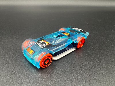 Hot Wheels Mach It Go Blue White 2022 HW Speed Team 4/5 #71 Great Loose