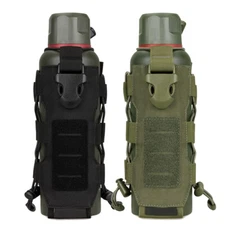 Military Water Bottle Pouch Holder Molle Tactical Radio Walkie Talkies Holster