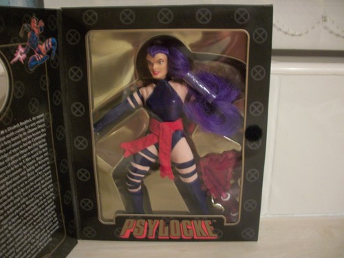 Toy Biz Marvel Divas 8" Psylocke Ultra Poseable Action Figure - Picture 3 of 3