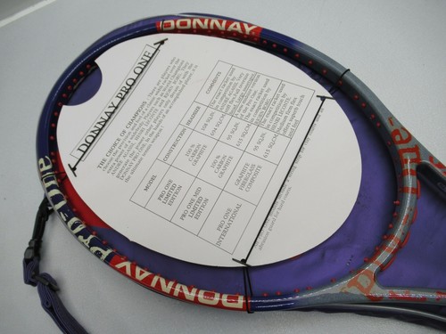 Raquette De Tennis Donnay Pro One Supermidsize - édition Limitée - 95 - Grip 4 3/8
