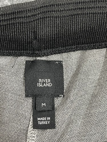 River Island Shorts Herren mittelgrau Sweatshorts Stretch Tasche N303 - Bild 3 von 6