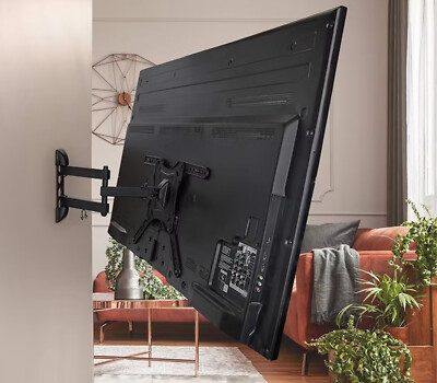 STAFFA PORTA TV MONITOR DA 37" A 55" SUPPORTO PARETE SOFFITTO 360° FINO - Foto 12