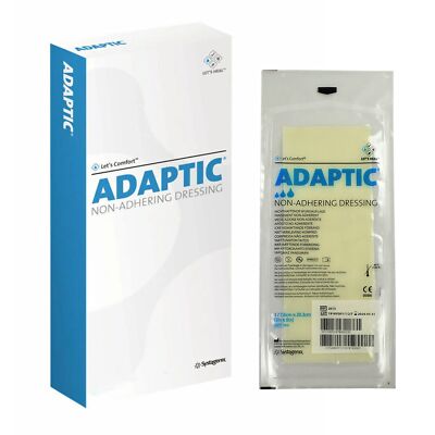 Adaptic Non-Adhering Dressing 3'' x 8'' Sterile 3's Box of 36