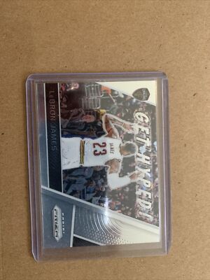 lebron james 2017/18 prizm get hyped insert