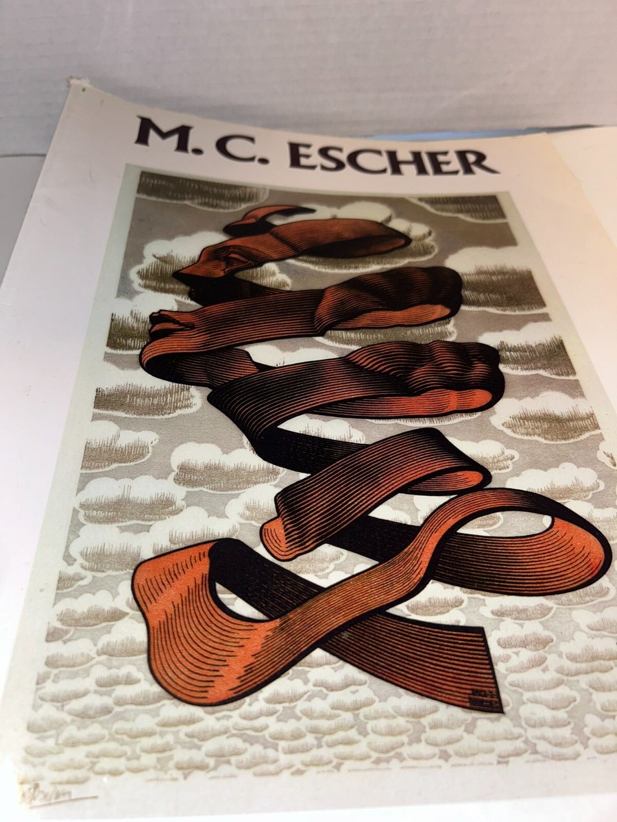 アート・デザイン・音楽 M.C. ESCHER 29 MASTER PRINTS MC Escher 29 Master Prints Vintage 1981 Large Art Book With