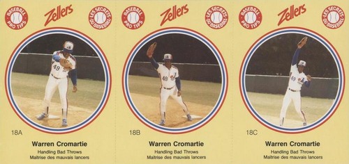 1982 Baseball Pro Tips Montreal Expos Warren Cromartie #18C | eBay