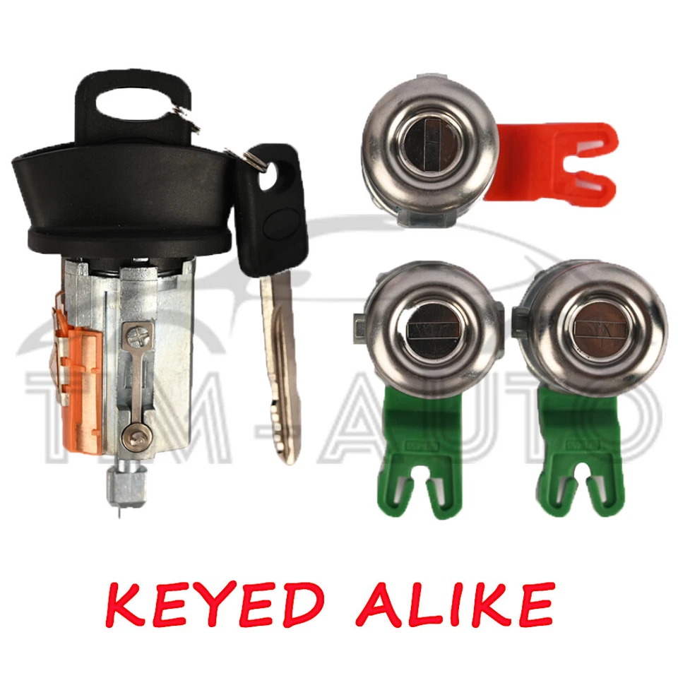 Tailgate & Door Lock Cylinder Ignition Set For Ford 98-07 F-250 F-350 SUPER DUTY - Image 3 of 4