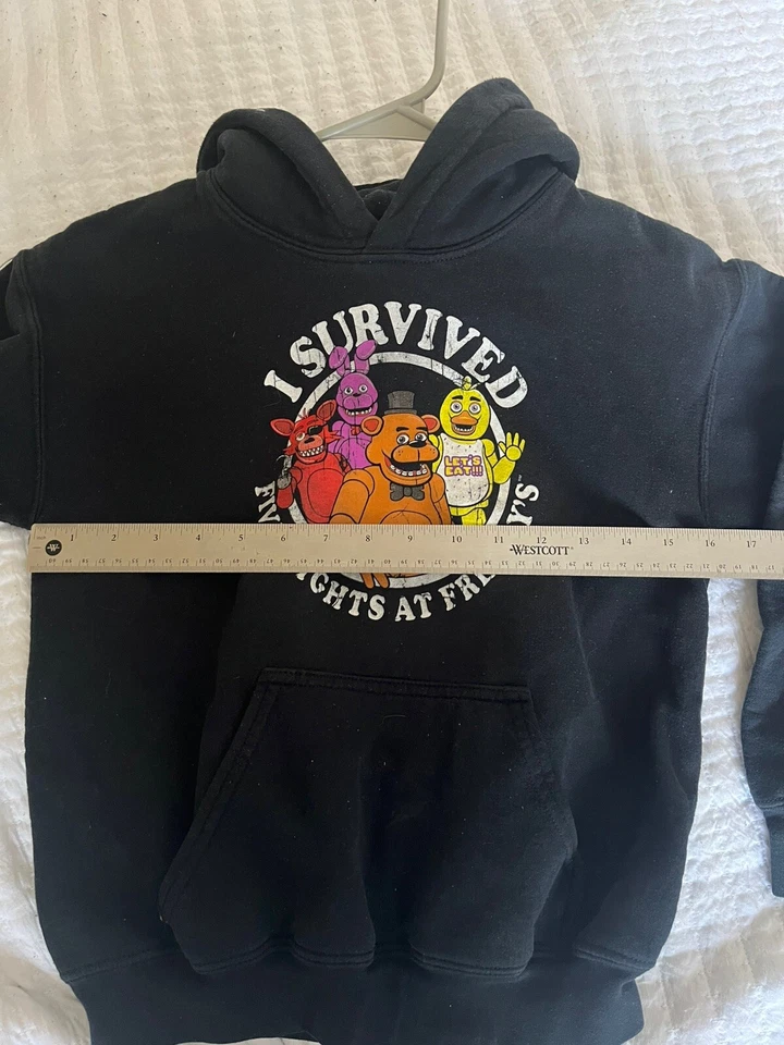 Five Nights at Freddy’s Sudadera con Capucha Infantil Gráfica Negra-M Foto 4 de 4