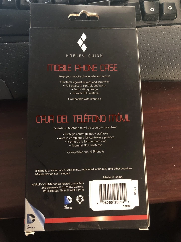 Funda para teléfono iPhone 6 Harley Quinn 2016 NUEVA Foto 2 de 4