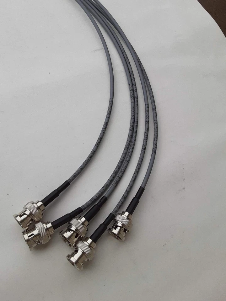 US MADE 5 Pack  735A Video Cable 75-ohm BNC Male to BNC Male 6ft. - Image 2 of 2