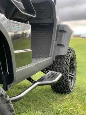 WARDS PARTS Ward 4 Passenger Side Step Nerf Bar Kit Family Time Golf Carts Golf Cart