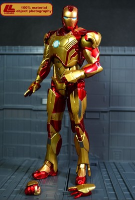 Movie Hero Character IRON MAN 3 MK42 7'' movable Action Figure Toy Gift