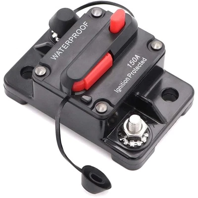 MOTTDAM Auto Schutzschalter 50-300A DC12-48V Sicherungshalter Manuell Reset