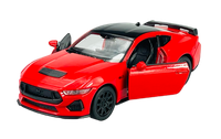Welly 2024 Ford Mustang Gt Rot 1:34 Die Cast Metal Model Neu Im Kasten 43836