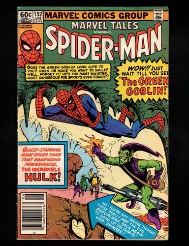 Marvel Tales #152   1st Green Goblin!  (rep Amazing Spider-Man 14)  VG  1983