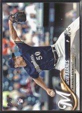 Jacob Barnes Rookie 2018 Topps Update #US40 RC Milwaukee Brewers