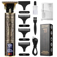 Men Cordless Hair Clippers Beard Trimmer Cutting Electric Barber Shaving Machine