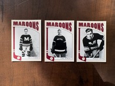 Lot of 3- 2004-05 ITG Franchises Canadian - MONTREAL MAROONS / Stewart, Smith +