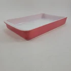 Vintage Pyrex 232 Flamingo Pink 2 Qt Baking Casserole Dish 1950s  MCM