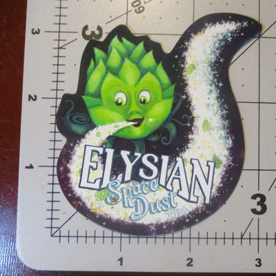 ELYSIAN BREWING seattle SPACE DUST IPA LOGO STICKER decal craft beer brewery Z