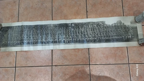 Large original military photo WW1 British Army  17th Labour Company  48" x 10"